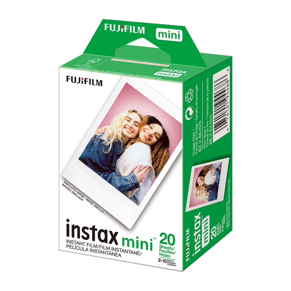 Instant Film Pack - فيلم إنستاكس ميني مزدوج 20 ورقة،