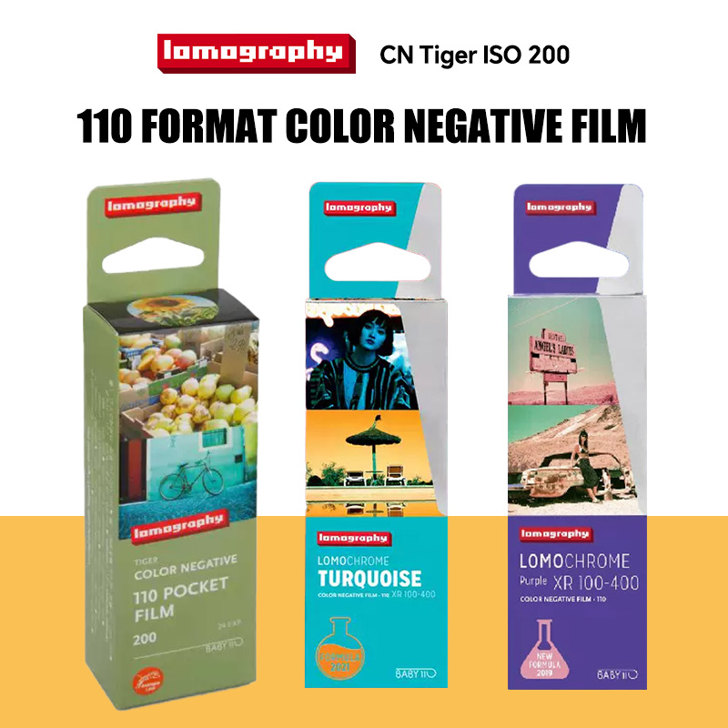 Instant Film Pack - فيلم لوموغرافي 110 ملون سلبي لومو