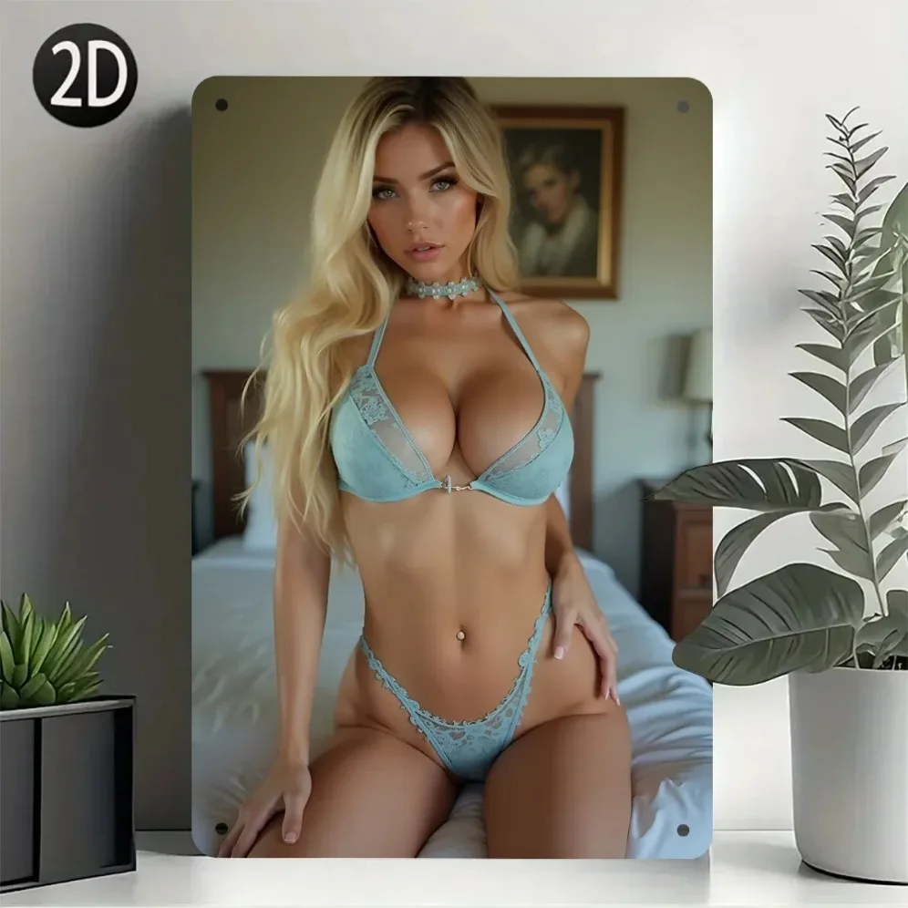Vintage Collectible Signs - لوحة جدارية معدنية عتيقة ثنائية الأبعاد،