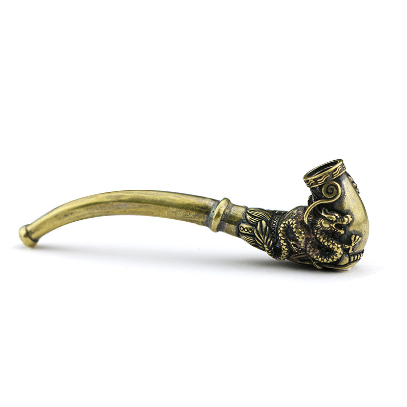 Vintage Collectible Furniture - Pipe الأنابيب اليدوية النحاس بونغ الرجال