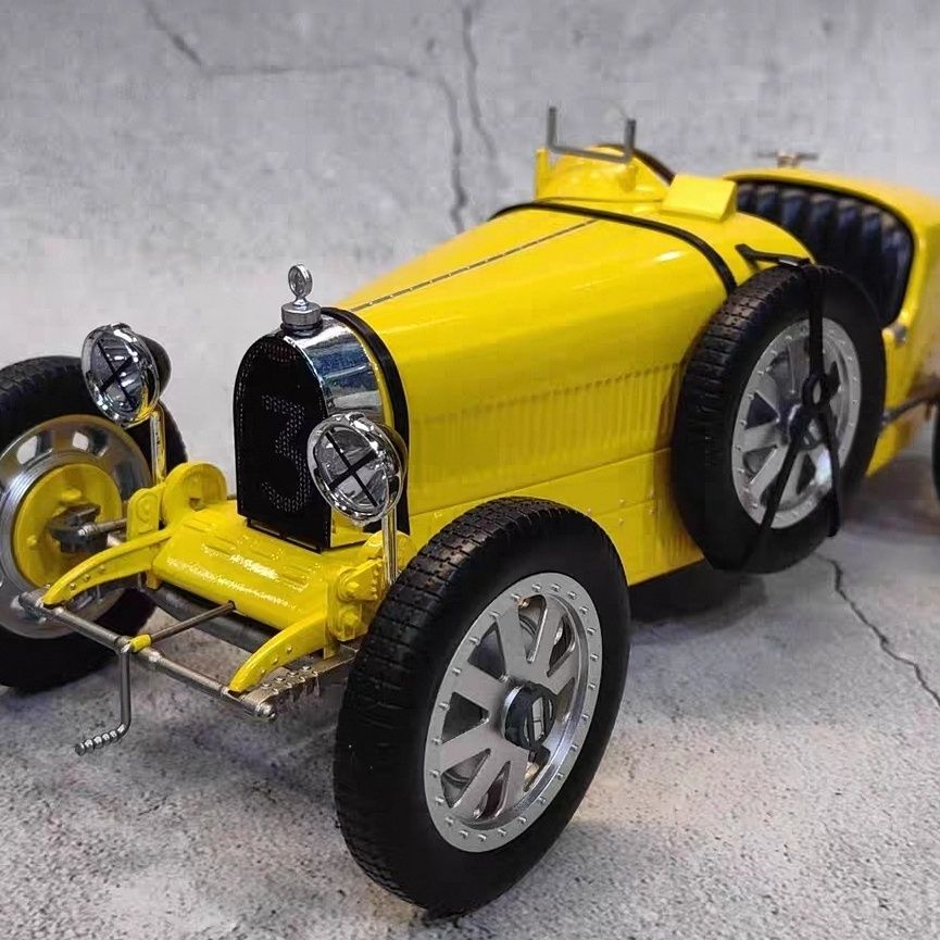 Vintage Collectible Model Cars - نموذج سيارة بوجاتي T35 الكلاسيكية القابلة