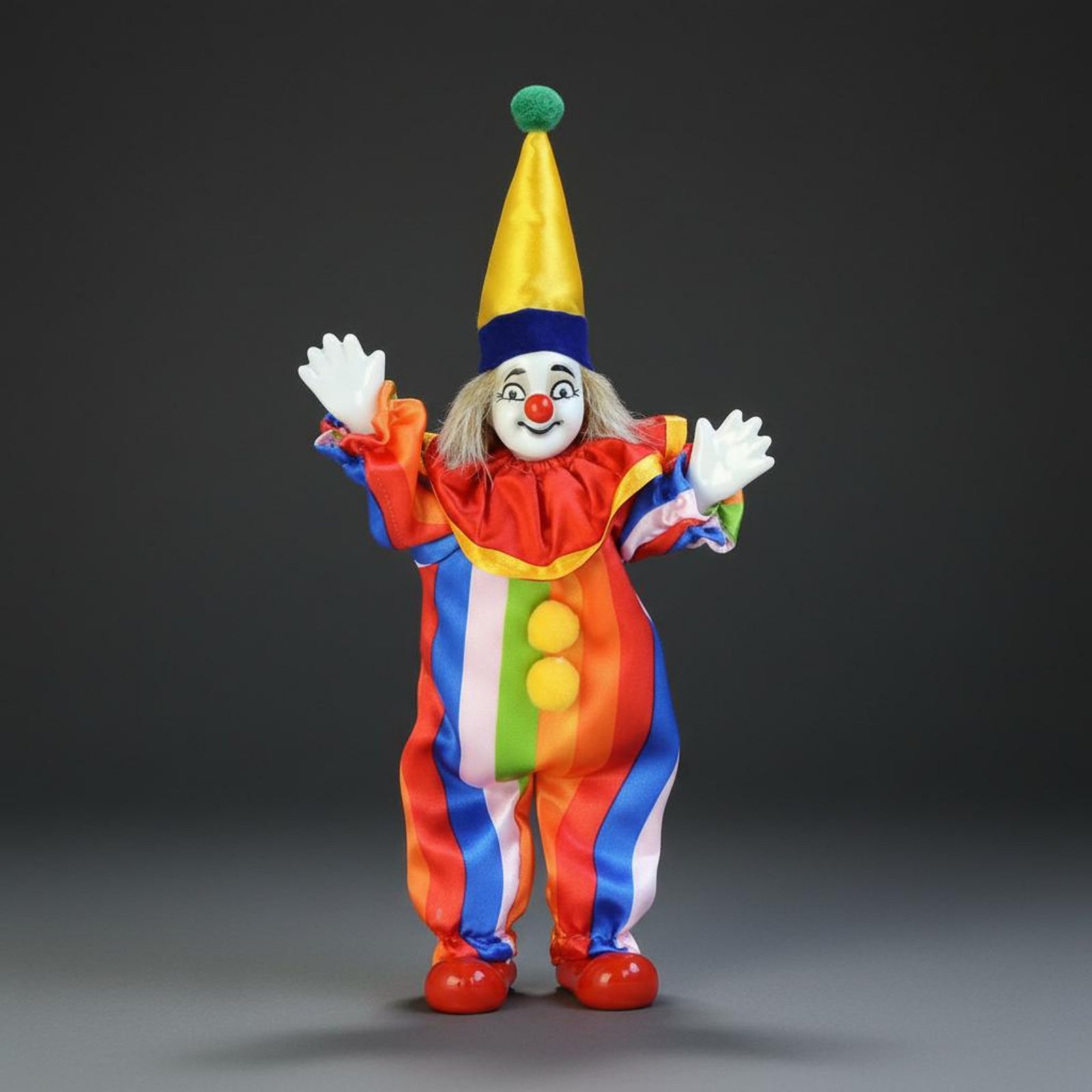 دمية مهرج خزفية عتيقة، هدية مم - مراجعة Vintage Collectible Dolls وسعره