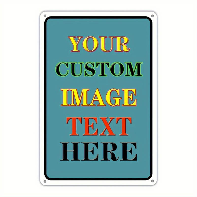 لوحة حديدية مستطيلة مخصصة بصور - مراجعة Vintage Collectible Signs وسعره